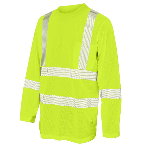 Micro Mesh Long Sleeve Safety T-Shirt Thumbnail