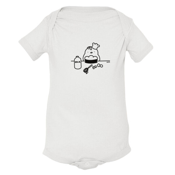 Infant Onesie Chick Baking Thumbnail